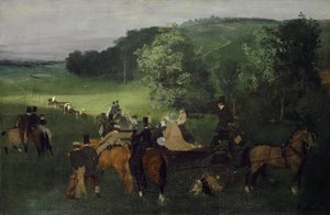 في مضمار السباق (الأعراق) ، c.1861-62
