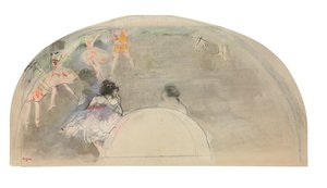 مشهد الباليه ، ج .1880 بواسطة إدغار ديغا