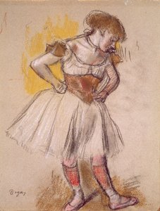 راقصة ، ج .1880 (باستيل) بواسطة إدغار ديغا