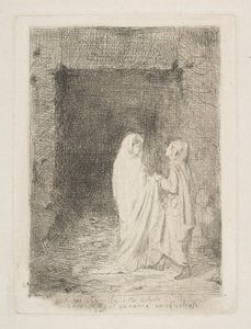 دانتي وفيرجيل ، 1857. بواسطة إدغار ديغا
