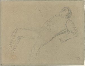 Fallen Jockey (دراسة عن "Scene from the Steeplechase: The Fallen Jockey") بواسطة إدغار ديغا