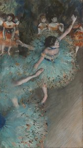 الفرنسية: Danseuse basculant (Danseuse verte) الراقصة المتمايلة بواسطة إدغار ديغا