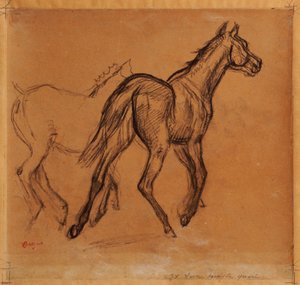 الخيول ، ج 1882 بواسطة إدغار ديغا