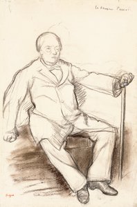 Jules Perrot ، دراسة لـ The Dancer Perrot ، جلسة ، c.1880 بواسطة إدغار ديغا