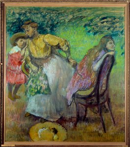 مدام الكسيس روارت وأولادها. رسم إدغار ديغا (1834-1917) بواسطة إدغار ديغا