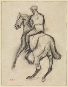 رجل على ظهور الخيل ، ج 1888 بواسطة إدغار ديغا