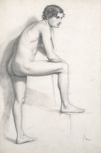 دراسة عارية ، ج 1858