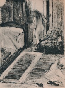 امرأة عارية عند باب غرفتها ، c.1879 ، 1946 بواسطة إدغار ديغا
