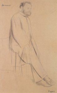صورة إدوارد مانيه (1832-1883) بواسطة إدغار ديغا