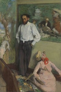صورة هنري ميشيل ليفي 1844-1914 ، حوالي 1878. بواسطة إدغار ديغا