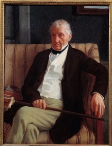 بورتريه هيلير ديغا (1770 - 1858) جد الفنانة. رسم إدغار ديغا (1834-1917) بواسطة إدغار ديغا
