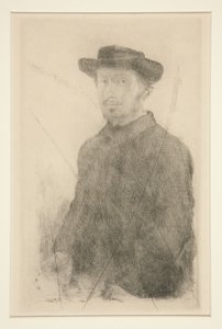 صورة ذاتية ، 1857 بواسطة إدغار ديغا