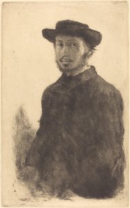 بورتريه ذاتي إدغار ديغا ، 1857. بواسطة إدغار ديغا