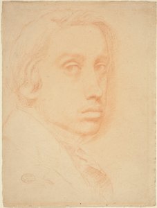 بورتريه ذاتي ، ج. 1855. بواسطة إدغار ديغا