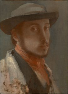 صورة الذات ، ج. 1858 بواسطة إدغار ديغا