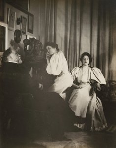 [صورة شخصية مع كريستين وإيفون ليرول] ، ربما 1895-96. بواسطة إدغار ديغا