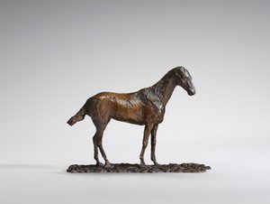 دراسة موستانج ، شمع أصلي يعود إلى ستينيات القرن التاسع عشر ، مصبوب بحلول عام 1921. بواسطة إدغار ديغا