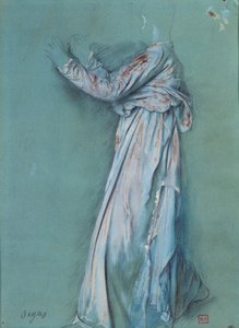 دراسة ستارة امرأة لفيلم "سميراميس" (حوالي 1860 - 62). رسم إدغار ديغا (1834-1917) بواسطة إدغار ديغا