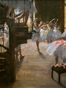 فصل الرقص (تفصيل). 1873. زيت على قماش. بواسطة إدغار ديغا
