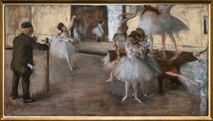 رقصة الرقص. حوالي عام 1876. باستيل على ورق لاصق على ورق مقوى. بواسطة إدغار ديغا