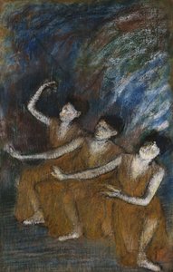 ثلاثة راقصين ، ج .1895-98 بواسطة إدغار ديغا