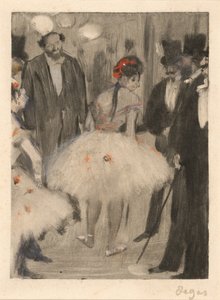 تحظى فيرجيني بالإعجاب أثناء نظر الماركيز كافالكانتي ، ج. 18761877. بواسطة إدغار ديغا