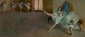 قبل الباليه. 1890-92 بواسطة إدغار ديغا