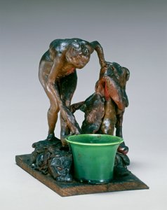 امرأة تغسل ساقها اليسرى ، ج. 1890. بواسطة إدغار ديغا