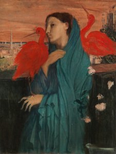 امرأة شابة مع إيبيس ، 1860-1862.