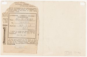 تقديم إلى محرر مسابقة الصحف ، 1917 بواسطة إدغار فراير
