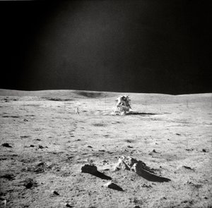 أبولو 14 عرض EVA ، سطح القمر ، 1971. بواسطة إدغار ميتشل