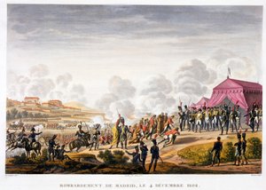 قصف مدريد بإسبانيا في 4 ديسمبر 1808