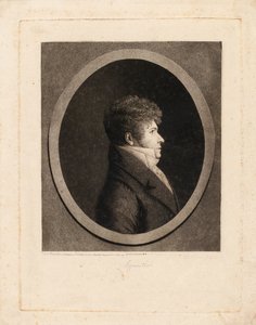 صورة للموصل والملحن Gaspare Spontini 1774-1851.