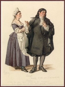 بورتريه لدورين وتارتوف، حوالي عام 1870 (بالألوان المائية)