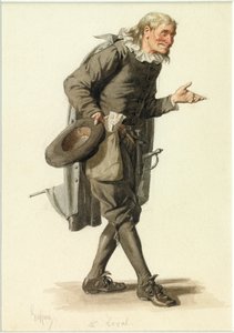 بورتريه للسيد لويال، حوالي عام 1870 (لوحة مائية)