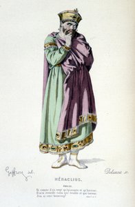 شخصية Phocas في تراجيديا Heraclius - Full Theatre: (مجموعة مسرحيات Corneille) رسمها Geffroy ، نقش Delanoix - ed. لابلاس ، سانشيز إت سي ، باريس 1884