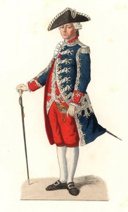 تشارلز جرافير ، كونت فيرجينيس (1719-1787) ، بالزي الرسمي كقائد لحراس باب الملك ، فرنسا