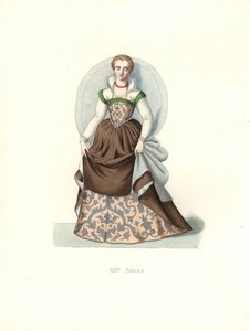 Venetian noblewoman بواسطة ادمون ليتشيفالييه شيفينارد
