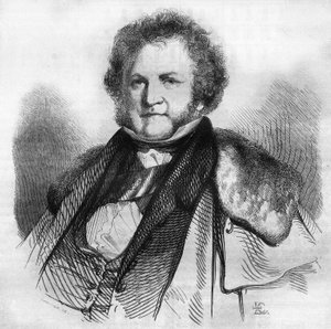 صورة جان جاك سيلون (1782-1839) ، فاعل خير سويسري ومسالم وسياسي ، مؤيد لإلغاء الرق وعقوبة الإعدام. نقش شيفينارد في "" Le Magasin Picturesque "" بواسطة ادمون ليتشيفالييه شيفينارد