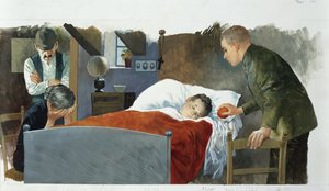 البناء الصغير المحتضر من "القلب" بواسطة إدموندو دي أميسيس (1846-1908) ، رسم