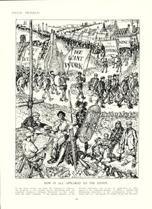 How England might appear to an envoy from Africa (colour litho) بواسطة إدموند هنري جاريت