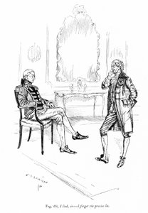 رسم توضيحي لشيريدان The Rivals (نقش) بواسطة ادموند جوزيف (بعد) سوليفان