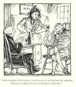 Illustration for The Vicar of Wakefield by Oliver Goldsmith (litho) بواسطة ادموند جوزيف سوليفان