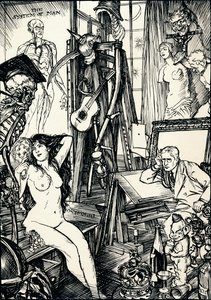 رسام الكاريكاتير - المرحلة السادسة ، c1920 بواسطة ادموند جوزيف سوليفان