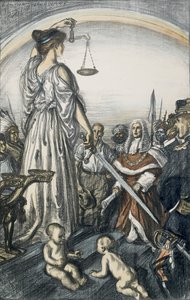 عهد العدالة ، 1917 (الطباعة الحجرية) بواسطة ادموند جوزيف سوليفان