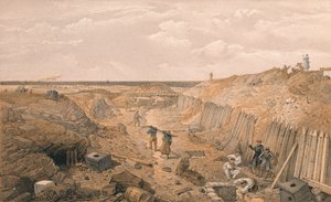 خندق باستيون دو مات ، 1856 بواسطة إدموند ووكر