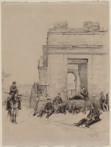 استراحة الجنود ، 1878. بواسطة جان بابتيست إدوارد التفاصيل