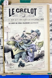 غلاف "" Le Grelot "" ، رقم 1170 ، Satirique en Couleurs