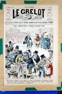 غلاف "" Le Grelot "" ، رقم 1323 ، Colour Satirical