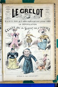 Cover of “” Le Grelot””, number 1342, Satirique en Couleurs